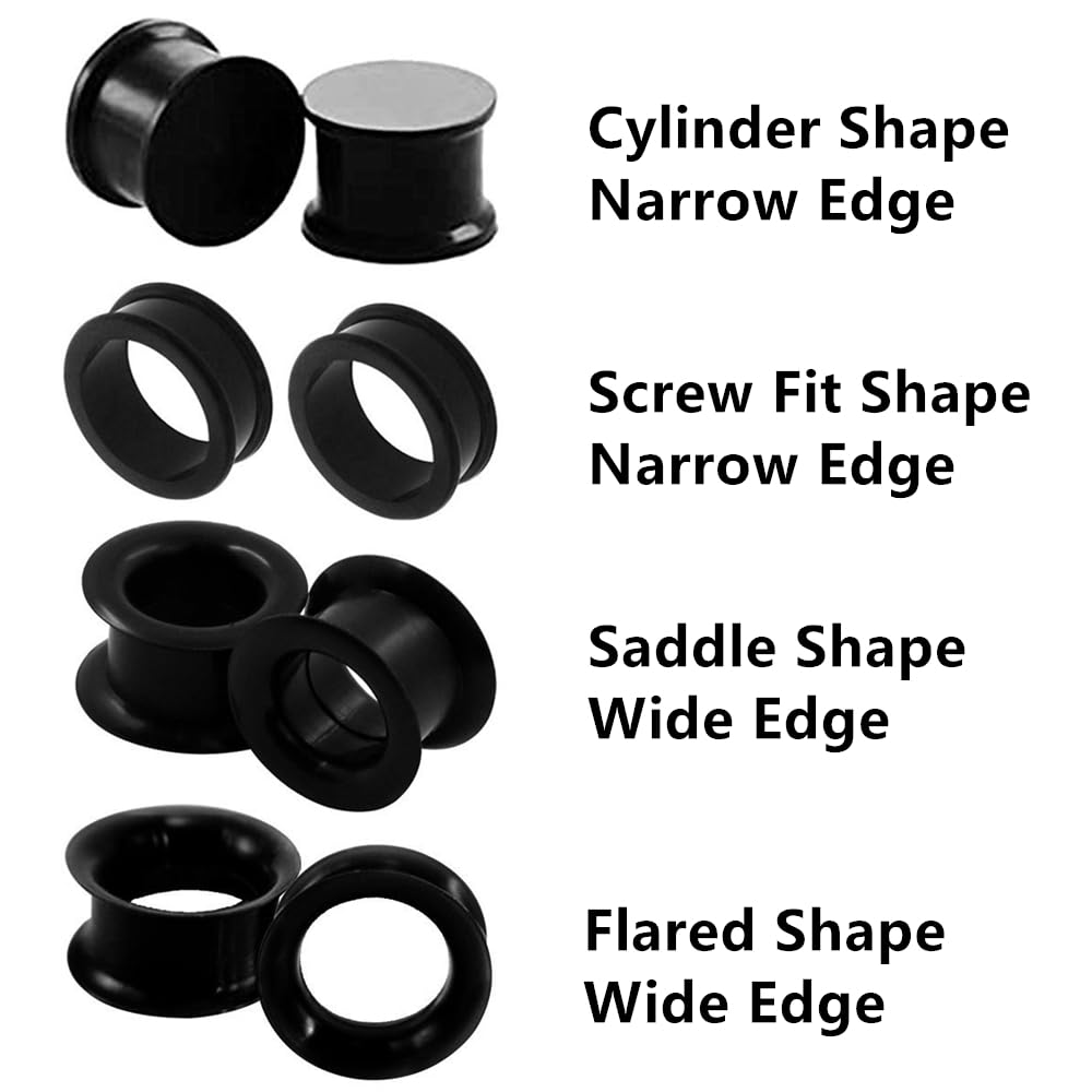 2/16 шт., гибкие силиконовые з – обзор и цена Body Jewelry Gauge Sizes