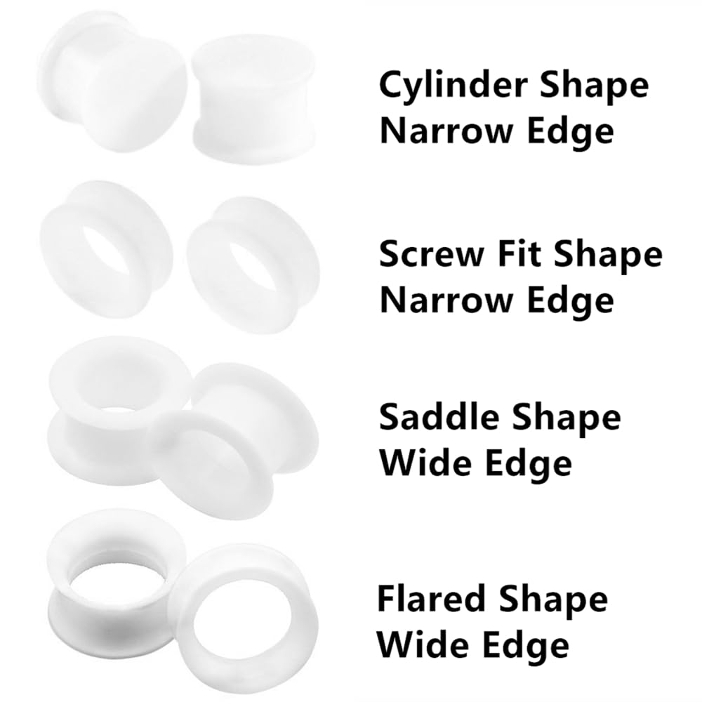 2/16 шт., гибкие силиконовые з – обзор и цена Body Jewelry Gauge Sizes