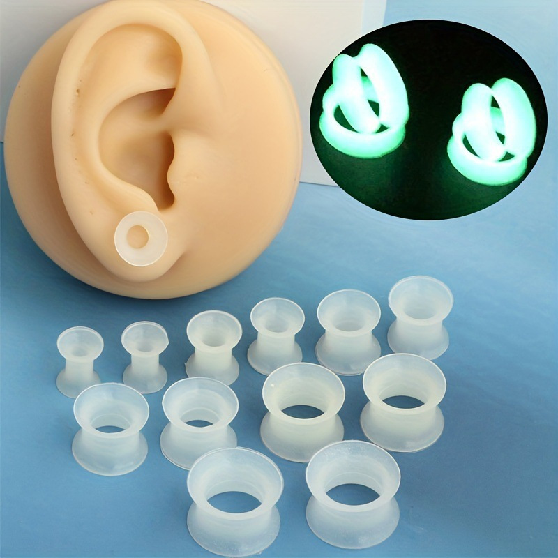 2 шт. Светящиеся в темноте сил – обзор и цена Body Jewelry Gauge Sizes