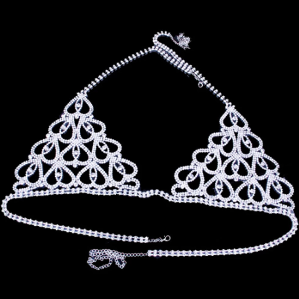 Модный бюстгальтер-стринги со  – обзор и цена Body Jewelry Bra