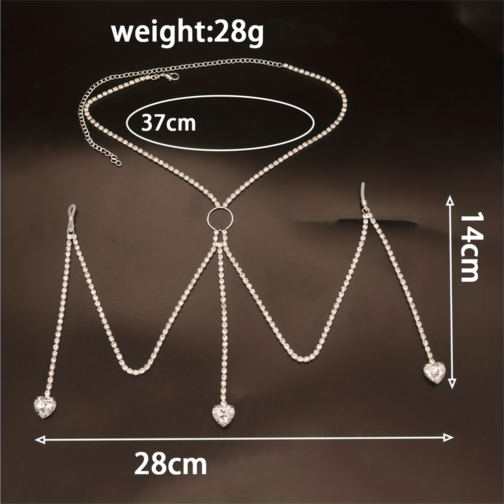 Изысканная модная блестящая же – обзор и цена Body Jewelry Bra