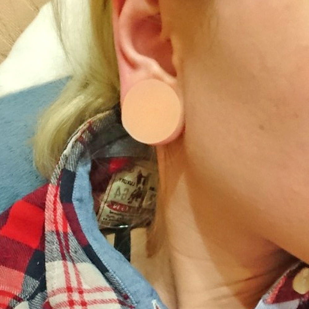 1 пара силиконовых гибких толс – обзор и цена Body Jewelry Gauge Sizes