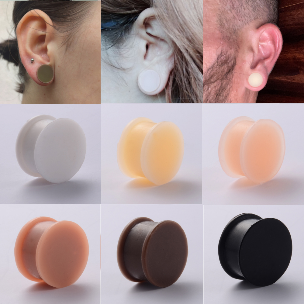1 пара силиконовых гибких толс – обзор и цена Body Jewelry Gauge Sizes