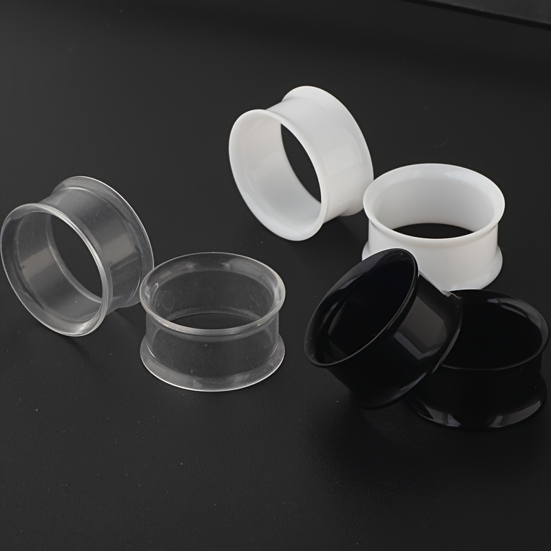 6 порожних акриловых двойных т – обзор и цена Body Jewelry Gauge Sizes