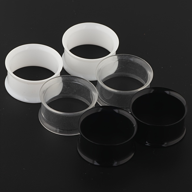6 порожних акриловых двойных т – обзор и цена Body Jewelry Gauge Sizes