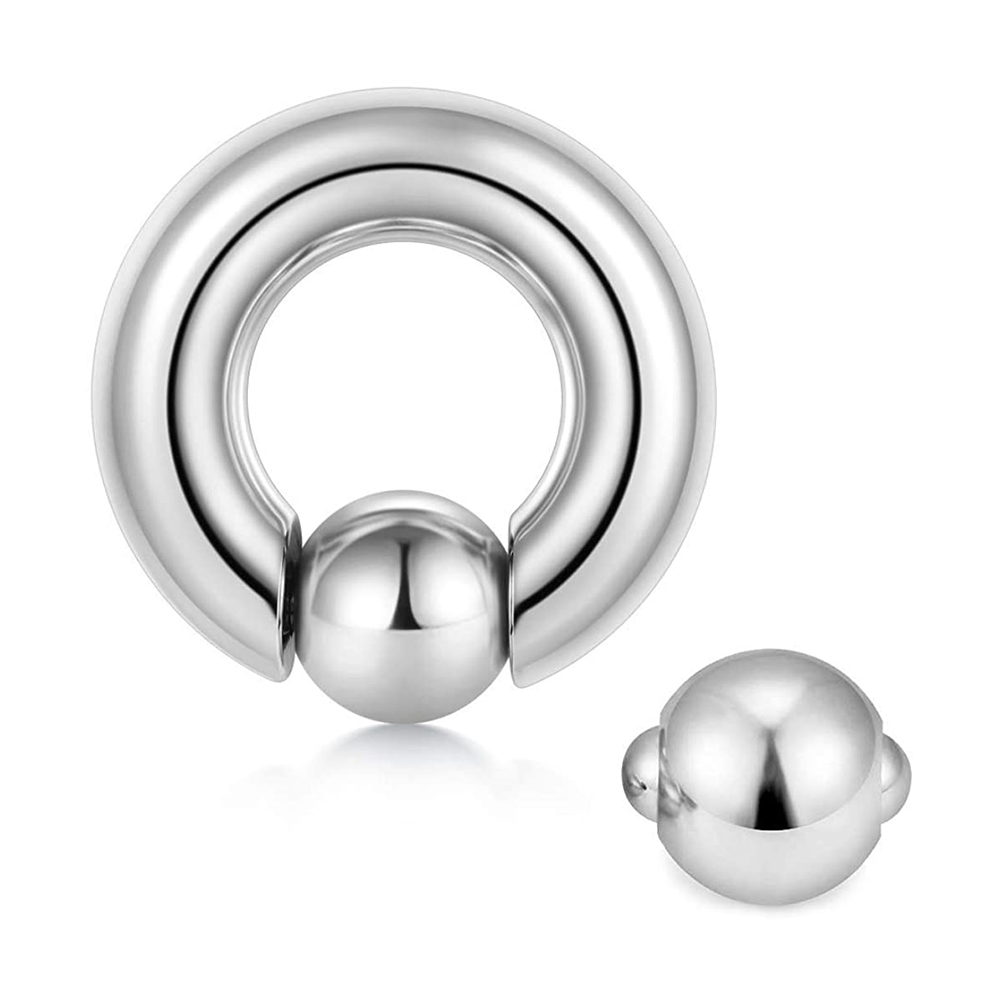 1 шт., кольцо из нержавеющей с – обзор и цена Body Jewelry Gauge Sizes