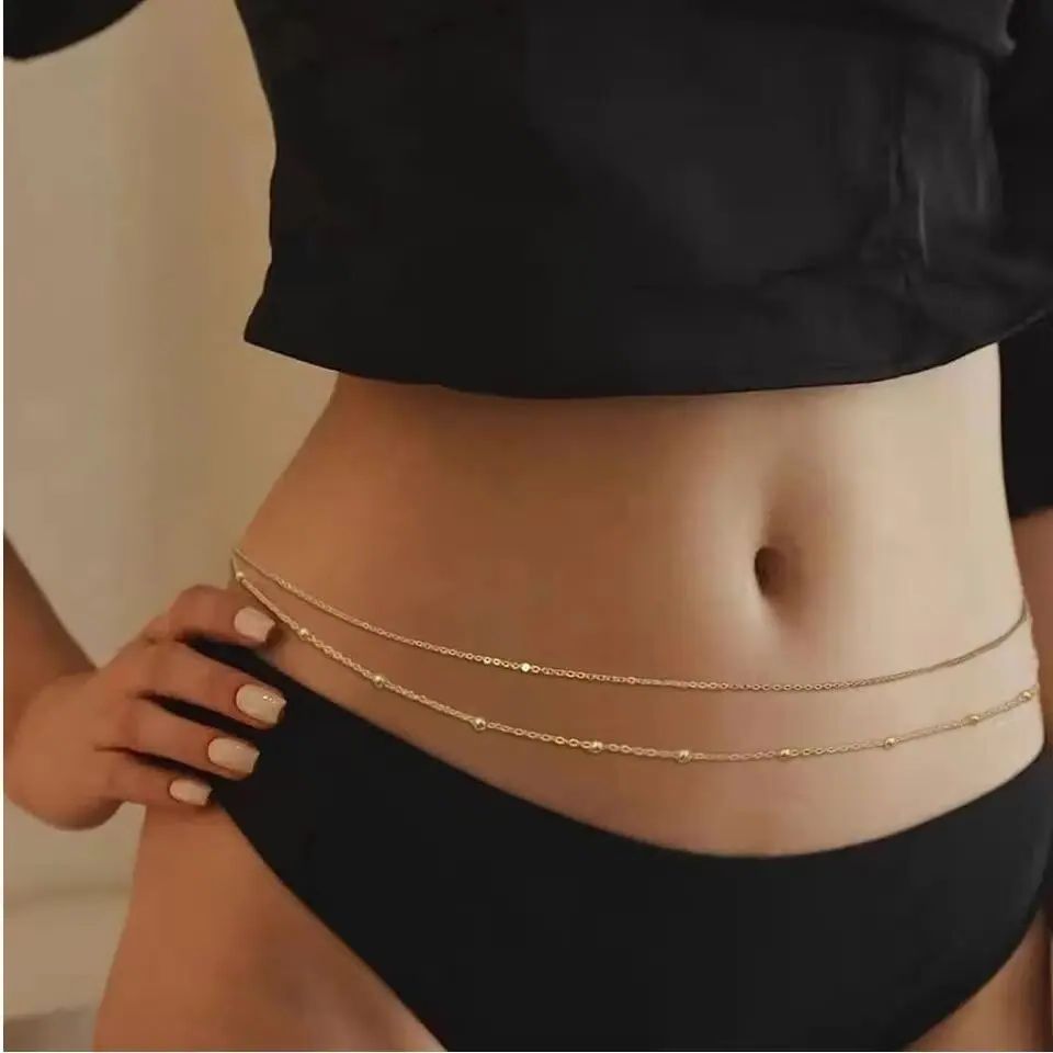 Двухслойные цепочки на живот в – обзор и цена Body Jewelry For Sale
